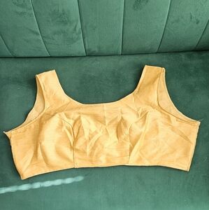 Saree blouse gold